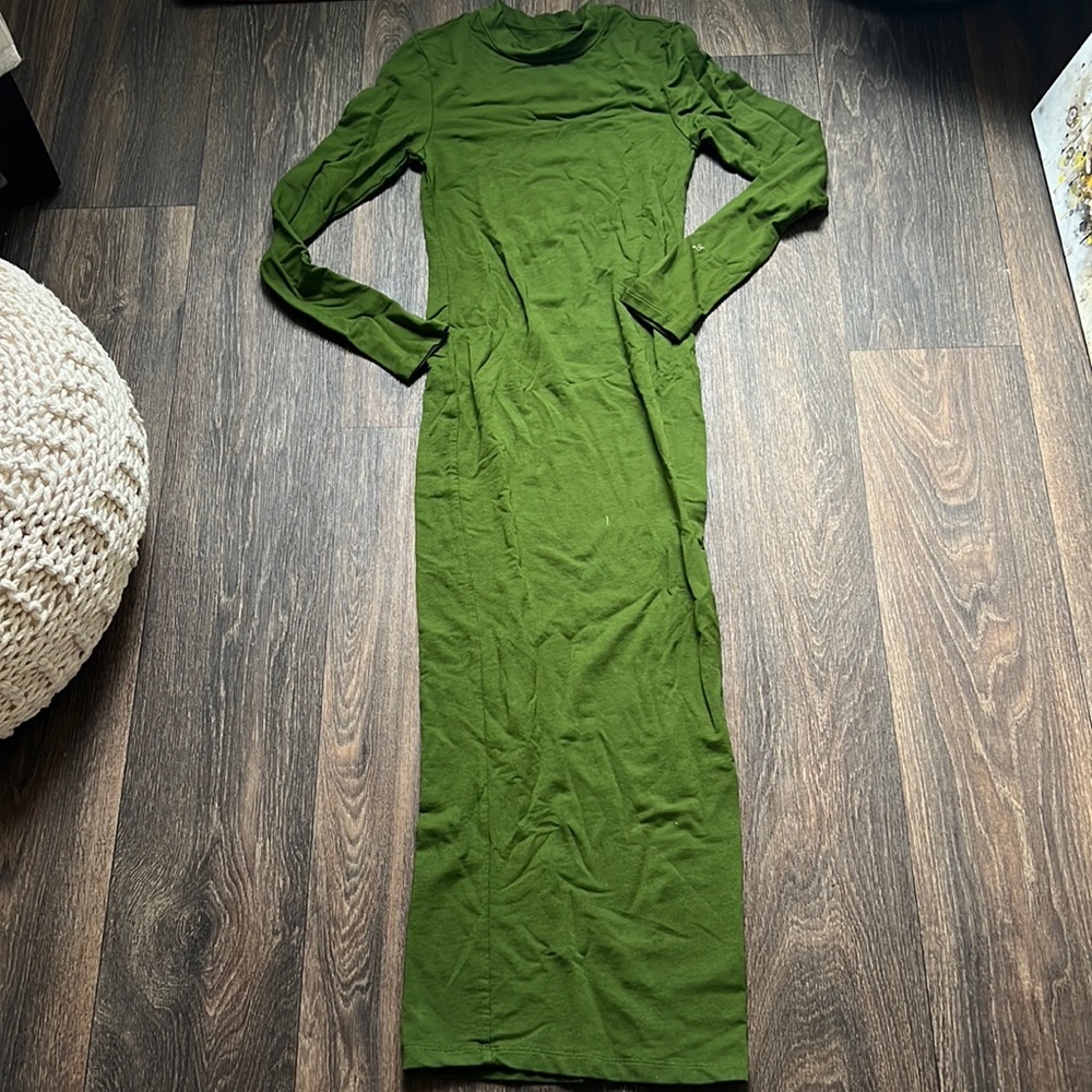 BROWNLEE Green MIDI Dress
